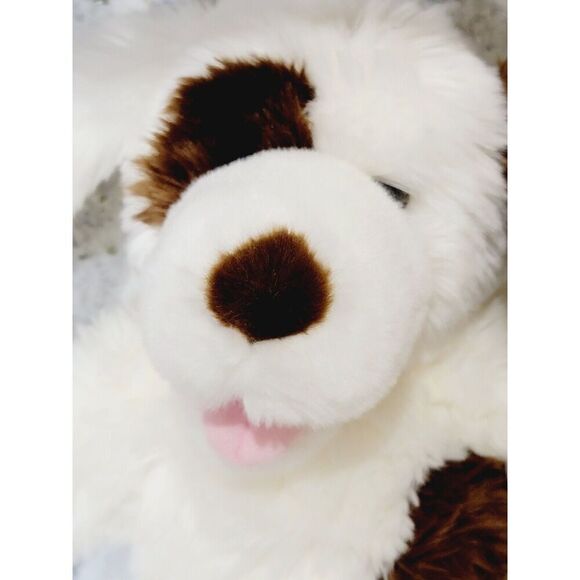 Build a Bear Brown‎ White Puppy Dog Cocker Spaniel Animal Plush 16" - Picture 3 of 7